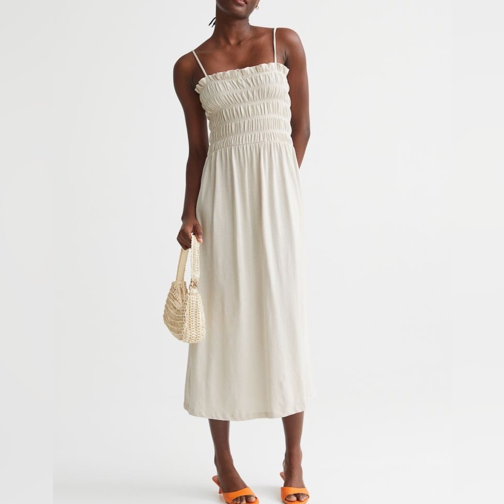 H&M Smocked Jersey Dress